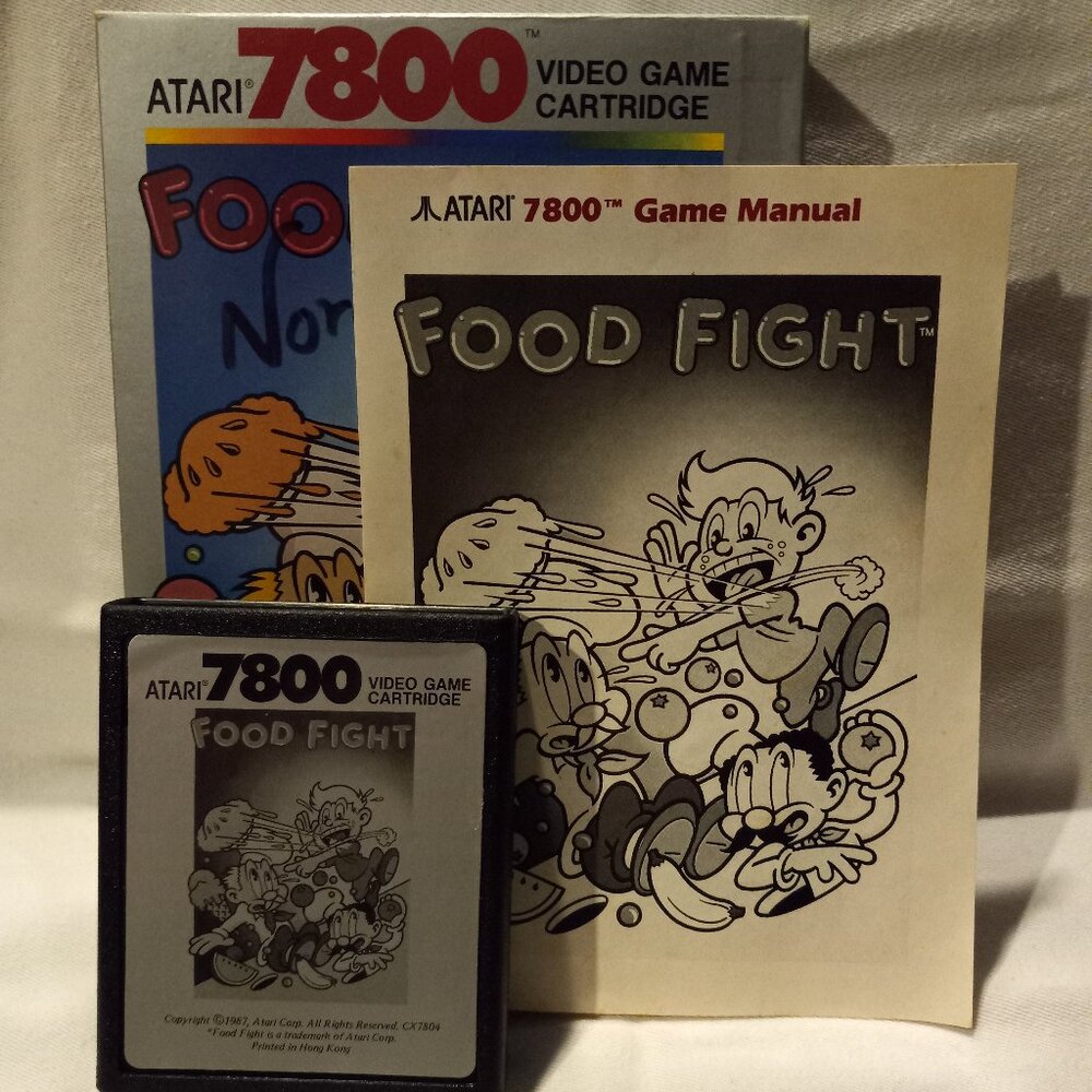 FOOD FIGHT CIB - ATARI 7800 UN-Tested - Picture 6 of 6
